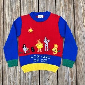 1988 Vintage Kids Wizard of Oz Sweater by Harlequin Designs